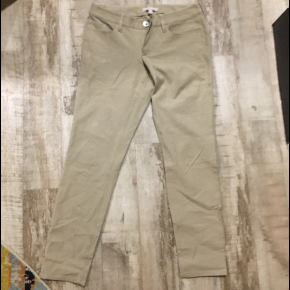 Banana Republic Sloan Skinny-fit Chino pants beige